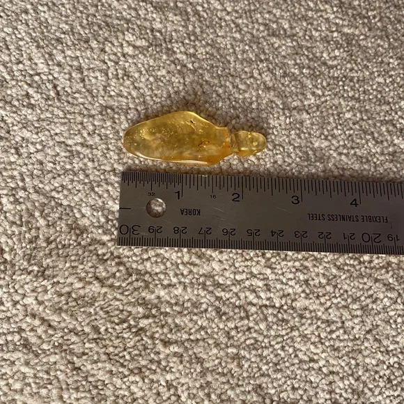 Amber Crystal with Insect - Picture 5 of 6